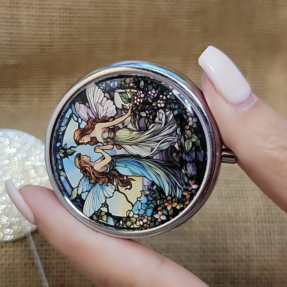 🔥LAST ONE🔥 ART DECO FAIRIES HINGED TRINKET BOX